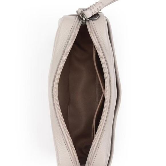 The Sak Cora Crossbody Bag in Blush Pink with Striped Strap - Picture 11 of 16